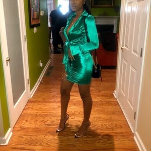Green Fashion Nova dress